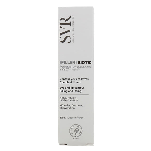 SVR Filler Biotic Eye & Lip Contour Treatment Probiotic Hyaluronic Acid Peptides