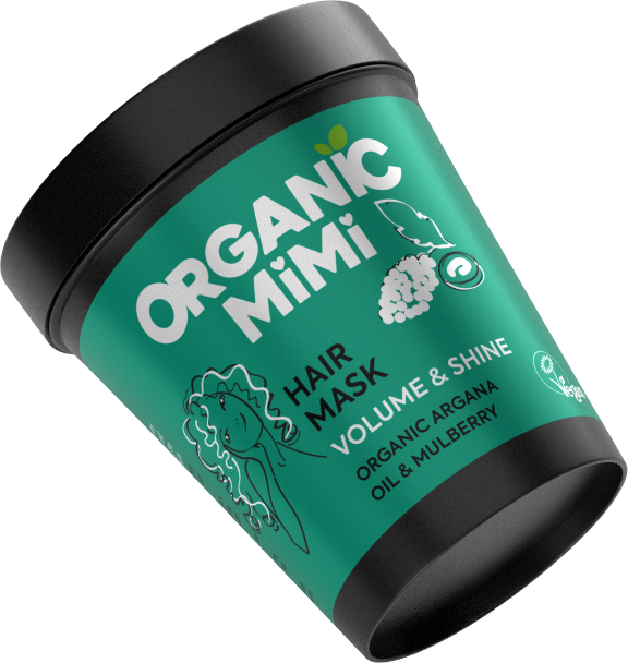 ORGANIC MIMI Hair Mask Volume & Shine with Argana and Mulberry, 200 ml