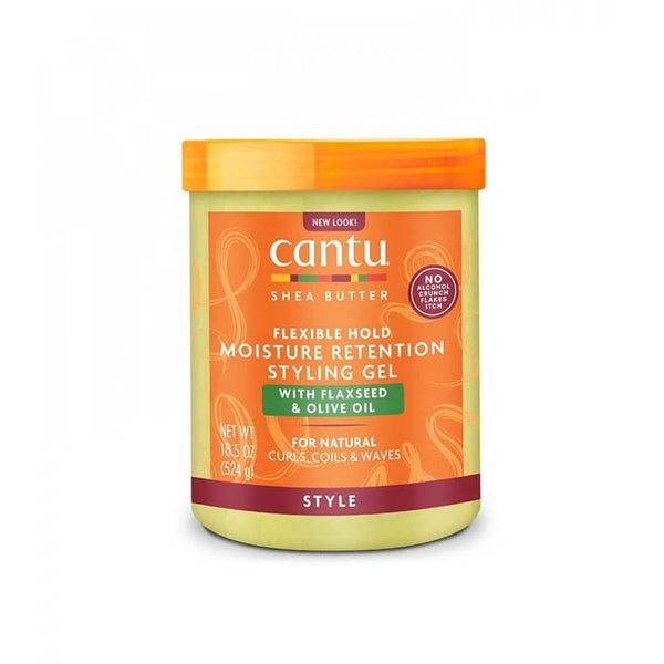Cantu Flaxseed & Olive Oil Styling Gel Shea Butter Strong Hold 524 g