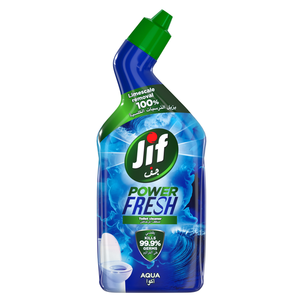Jif Power Fresh Toilet Cleaner Liquid Aqua Scent 500ml