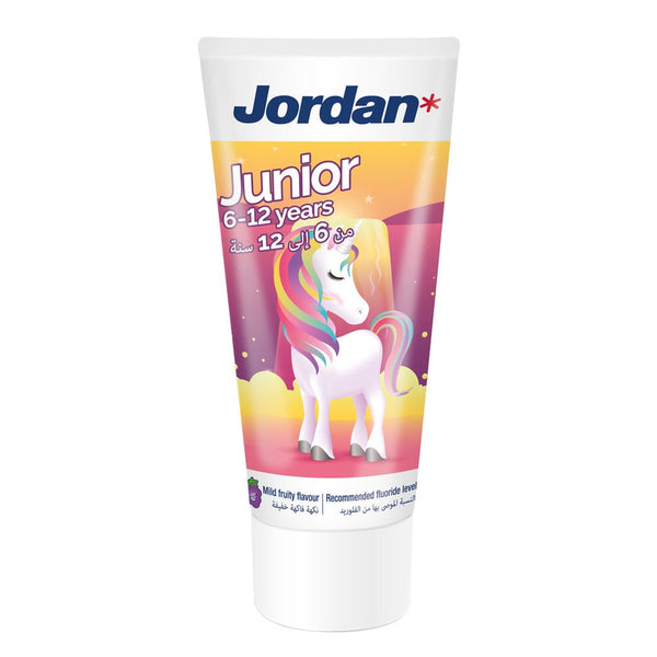 JORDAN Junior Toothpaste for Children Aged 6-12 Years, 50 ml
