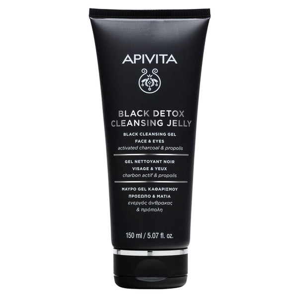 Apivita Black Detox Cleansing Jelly Activated Charcoal Propolis