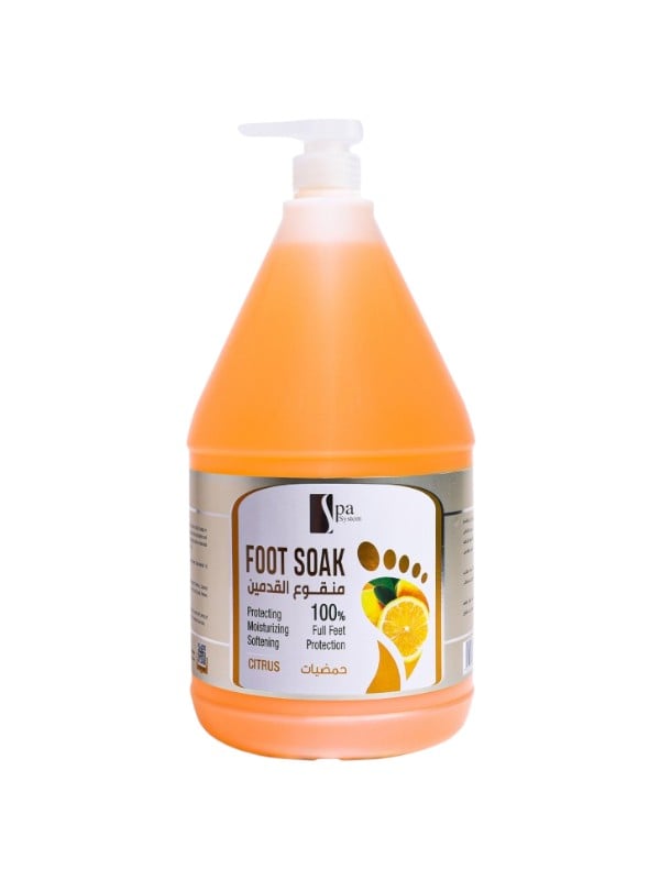Spa System Citrus Foot Soak Peppermint Oil Refreshing Foot Care 1 Gallon