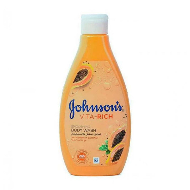 Johnson's Vita-Rich Papaya Body Wash Moisturizing Shower Gel 400ml
