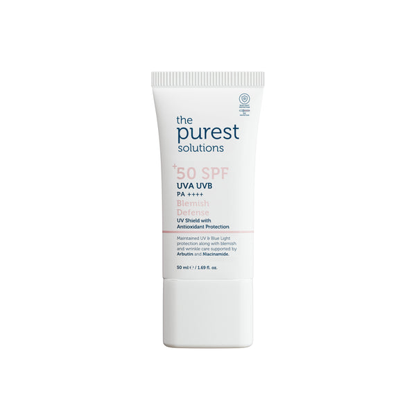 The Purest Solutions Blemish Defense Sunscreen Cream SPF 50+ Tinted 50 ml