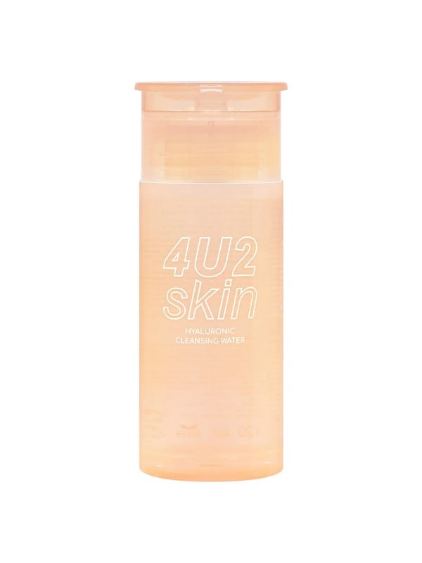 4U2 Hyaluronic & Vitamin C Micellar Cleansing Water Hydrating Makeup Remover 120ml