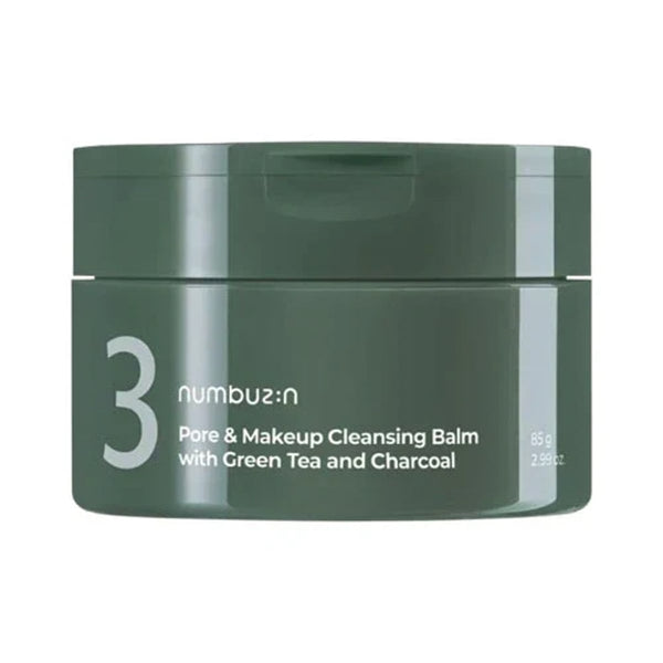 Numbuzin No.3 Pore & Makeup Cleansing Balm Green Tea Charcoal 85 g