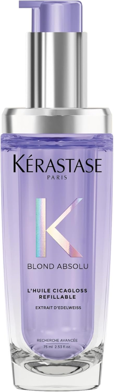 Kerastase Blond Absolu Cicagloss Refillable Hair Oil Nourishing Shine and Frizz Care 75 ml