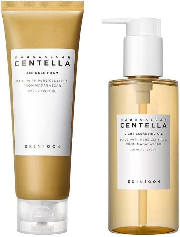 SKIN1004 Madagascar Centella Double Cleansing Duo Set Cleansing Oil and Ampoule Foam 125ml + 200ml