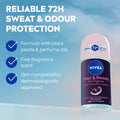 NIVEA Pearl & Beauty Black Pearl Deodorant Roll-On Alcohol-Free 50ml