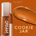 Fenty Beauty Gloss Bomb Cream Lip Gloss Non-Sticky Shine, 04 Cookie Jar, Light Brown