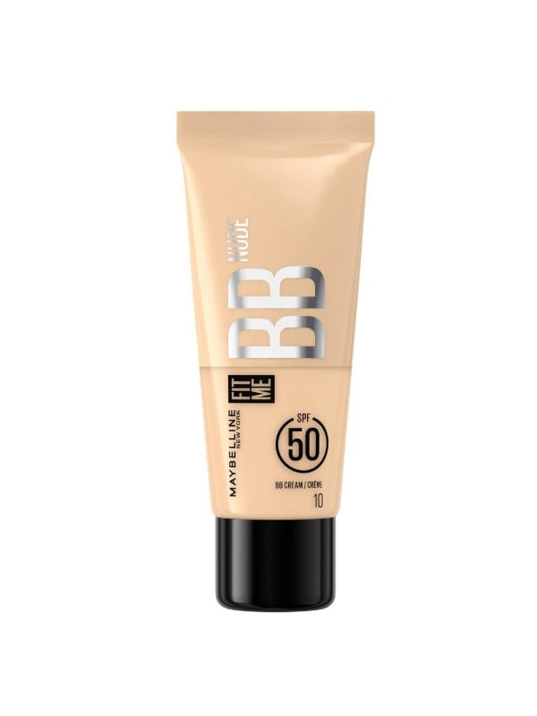 Maybelline Fit Me Nude BB Cream Lightweight Natural Glow SPF 50 Nude 30ml