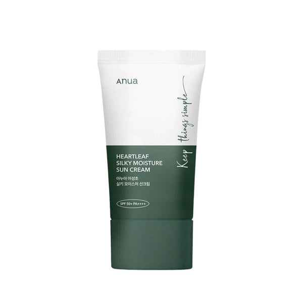 Anua Heartleaf Silky Moisture Sunscreen SPF 50+ PA++++ Panthenol 50 ml