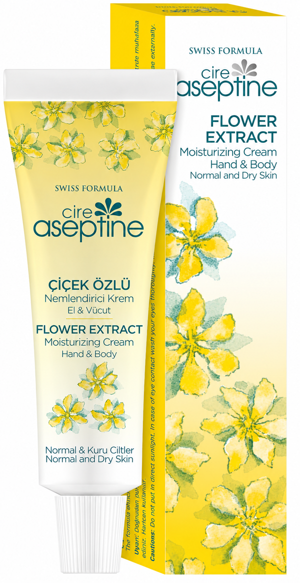 Cire Aseptine Flower Extract Moisturizing Cream Lightweight Hand & Body Cream 30ml