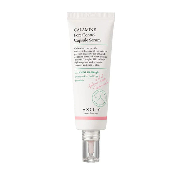 Axis-Y Calamine Pore Control Capsule Serum Lightweight Zinc Tannin Complex 50ml