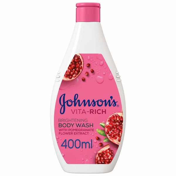 Johnson Pomegranate Body Wash Hydrating Formula Refreshing Scent