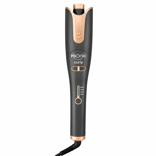 Pisonic Auto Hair Curler Automatic Curling Device with Adjustable Temperature Control