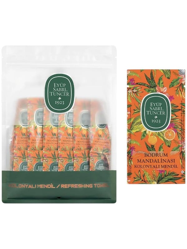 Eyup Sabri Tuncer Mandarin Refreshing Towels Citrus Scent, 150 Wipes