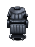 Salon System Land Cruiser Premium Men's Barber Chair Hydraulic Reclining Black