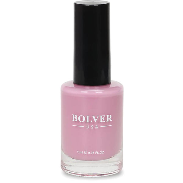 Bolver USA Nail Polish Gel Finish UV Absorbers Light Purplish Pink 606