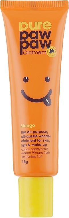 Pure Paw Paw Mango Lip Balm Stick Fermented Papaya Extract 15g