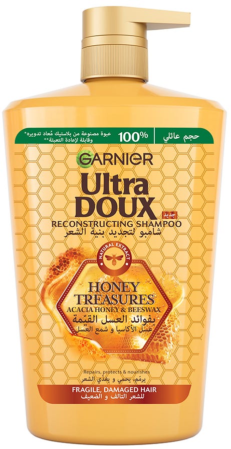 L'Oreal Paris Ultra Doux Honey Treasures Shampoo Liquid Nourishing Honey Royal Jelly Propolis 1000ml