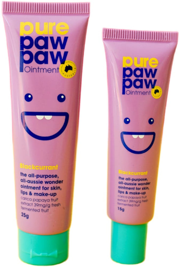 Pure Paw Paw Blackcurrant Lip Balm Stick Papaya Extract 15 g