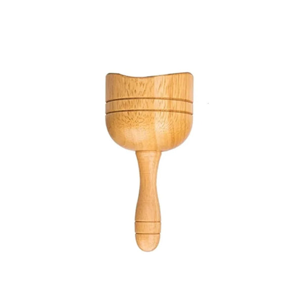 Spa System B143 Wooden Massage Tool, Massage Cup Shape, Natural Wood