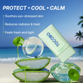 Tocobo Cica Cooling Sun Stick SPF50+ PA++++ Fermented Cica Hyaluronic Acid 18 g