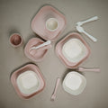Mushie Fork and Spoon Set Vanilla BPA-Free Polypropylene