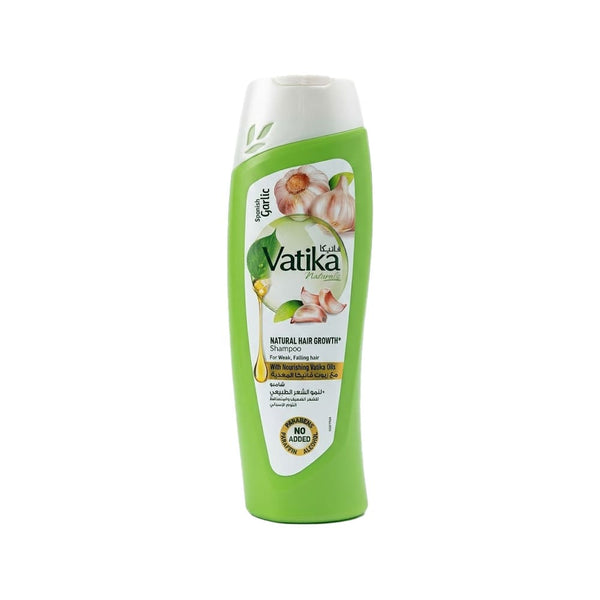 Vatika Natural Hair Growth Shampoo Spanish Garlic Nourishing Oils 400ml