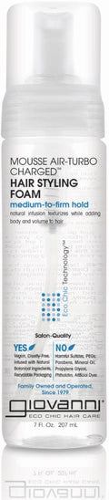 Giovanni Mousse Hair Styling Foam Volumizing Hair Mousse