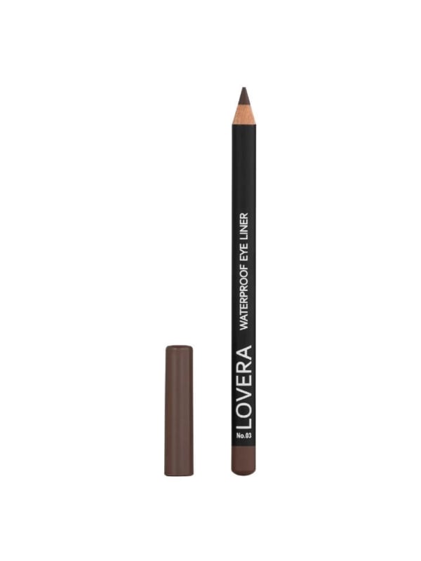 Lovera Waterproof Eyeliner Pencil Smooth Brown 03, 1.14 g