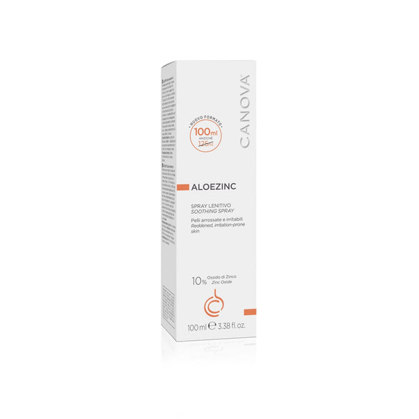 CANOVA Aloezinc Soothing Skin Spray with 10% Zinc Oxide, 100ml
