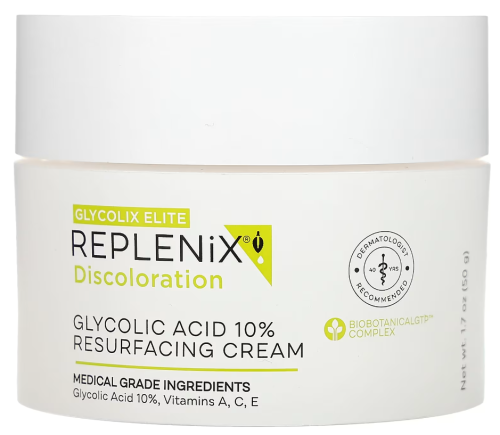 Replenix Discoloration Glycolic Acid 10% Resurfacing Cream 50g