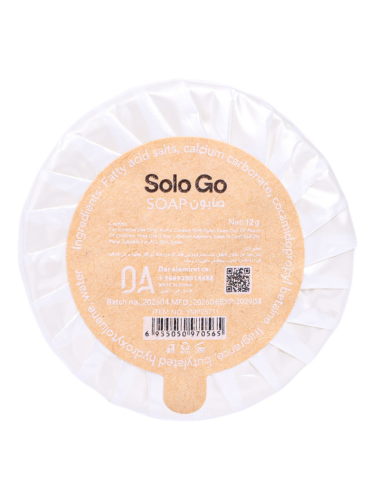 Solo Go Hotel Bar Soap Set Individually Wrapped Cleansing Bars 12 x 12g