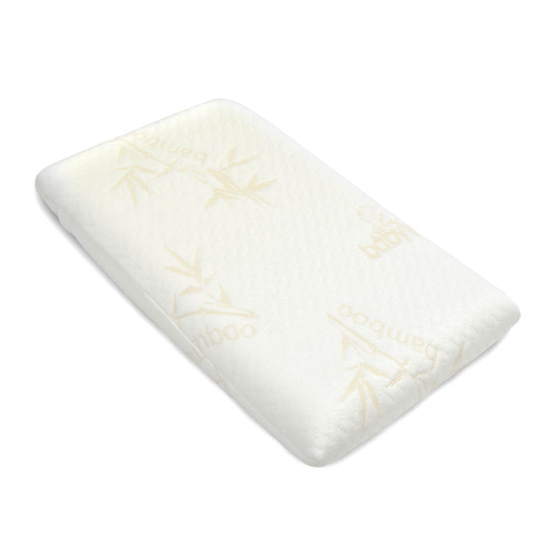 Baby Works Baby's 1st Pillow with Bamboo Pillowcase, Open-Cell Memory Foam, Hypoallergenic Cover