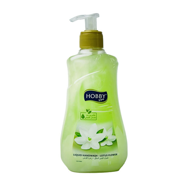 Hobby Liquid Hand Wash Lotus Flower Scent Moisturizing Formula 400 ml