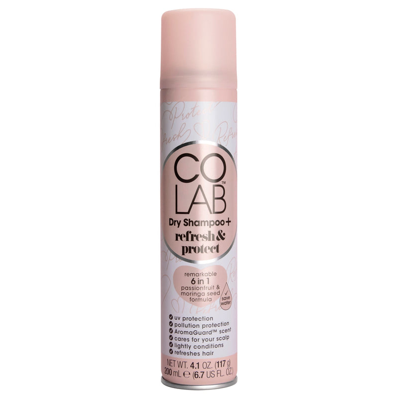 Colab Refresh & Protect Dry Shampoo Oil Absorbing Passion Fruit & Moringa 200ml