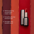 Laura Mercier Caviar Smoothing Matte Lipstick Cream Formula Brown Suede