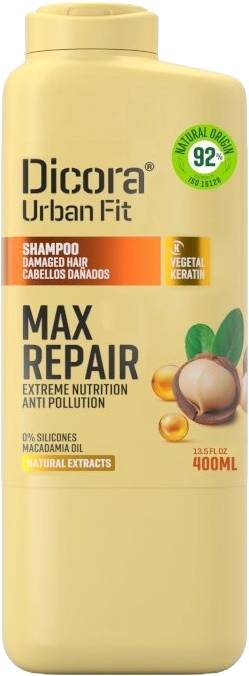 Dicora Urban Fit Max Repair Shampoo Macadamia Vegetable Keratin 400 ml