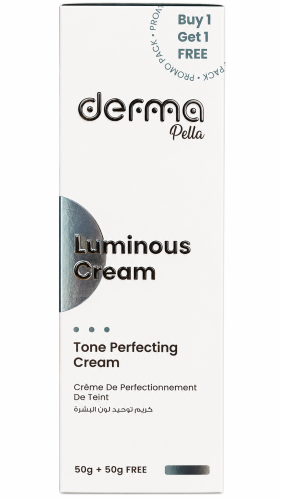 Derma Pella Luminous Tone Perfecting Cream Lightweight Brightening Formula