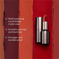 Laura Mercier Caviar Smoothing Matte Lipstick Hydrating Full-Coverage Pink Crepe