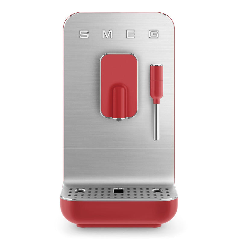 Smeg 50's Style BCC02 Automatic Bean-to-Cup Espresso Coffee Machine Red