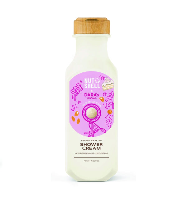 Nutshell Dara's Ice Cream Shower Cream Creamy Lather Wild Imagination 485 ml