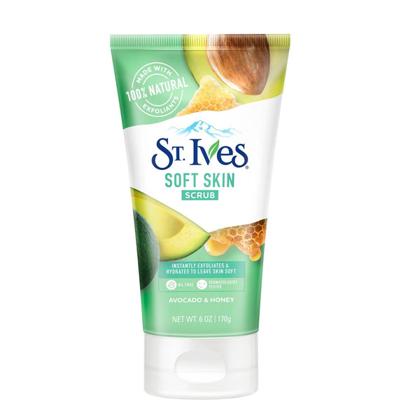 St Ives Avocado & Honey Exfoliating Facial Scrub 170 g