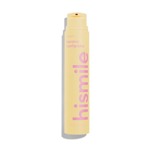 Hismile Banana Flavor Fluoride+ Toothpaste with Xylitol and Zinc Lactate 60G