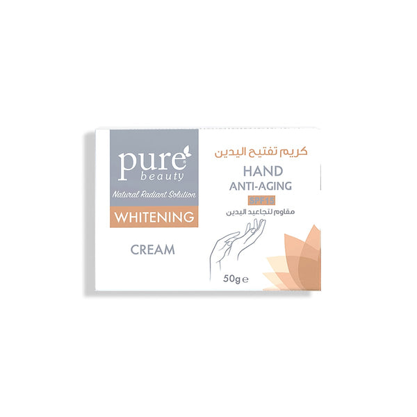 Pure Beauty Anti-Wrinkle Hand Cream, Niacinamide, Hyaluronic Acid & Vitamin E, 50 g