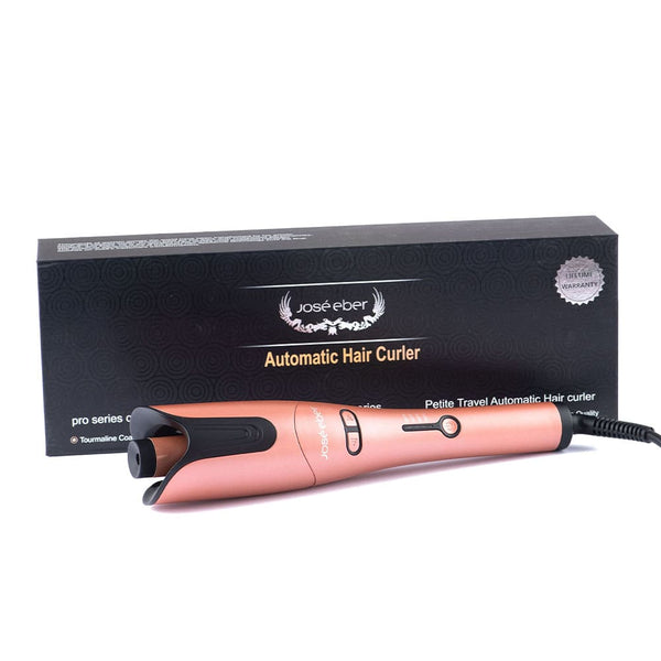 Jose Eber Fair Curly Device Hair Styler Ceramic Barrel Rose Gold