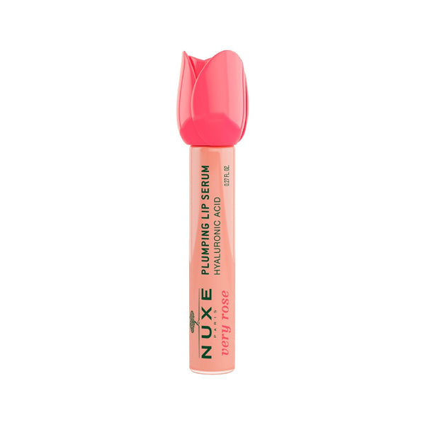 Nuxe Very Rose Plumping Lip Serum Gloss with Hyaluronic Acid, Vanilla Scent, 8 ml